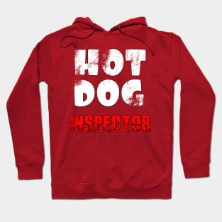 Hot dog inspector Distressed look Hoodie